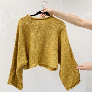 Slouchy crop sweater from Topshop